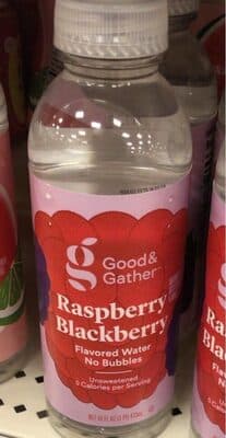 Raspberry Blackberry Flavored Water