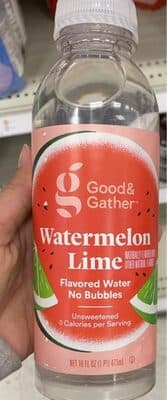 Watermelon Lime Flavored Water
