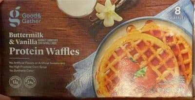Buttermilk & Vanilla Flavored Protein Waffles