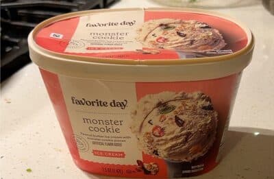 Monster Cookie Dough Ice Cream Bars