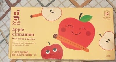 Apple Cinnamon Fruit Puree Pouches