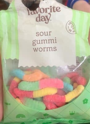 Sour Gummi Worms Candy