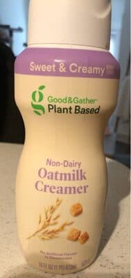 Sweet & Creamy Flavored Non-Dairy Oatmilk Creamer