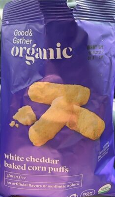White Cheddar Baked Corn Puffs