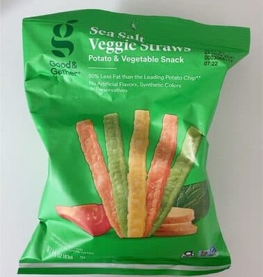 Sea Salt Veggie Straws Potato & Vegetable Snack