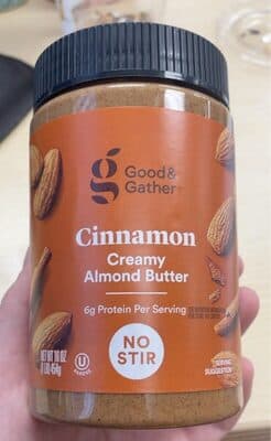 Cinnamon Creamy No Stir Almond Butter