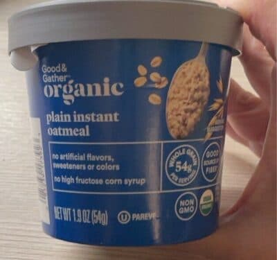 Plain Instant Oatmeal