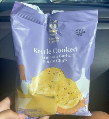 Parmesan Garlic Flavored Kettle Cooked Potato Chips
