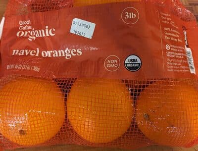 Organic Navel Oranges