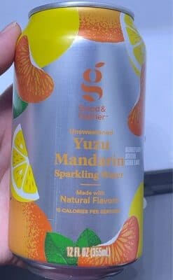Yuzu Mandarin Sparkling Water