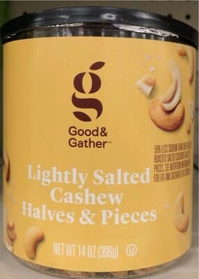 Lightly Salted Cashew Halves & Pieces