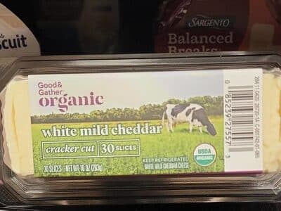 Organic White Mild Cheddar