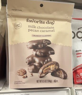 Milk chocolate pecan caramel