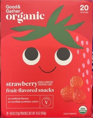 Strawberry Fruit Flavored Snacks