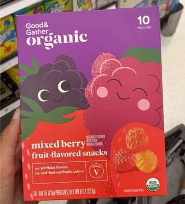 Mixed Berry Fruit Flavored Snacks