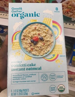 Confetti Cake Instant oatmeal