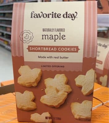 Maple Shortbread Cookies