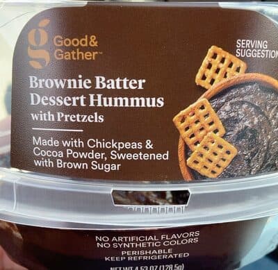 Brownie Batter Dessert Hummus