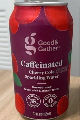 Caffeinated Cherry Cola Sparkling Water