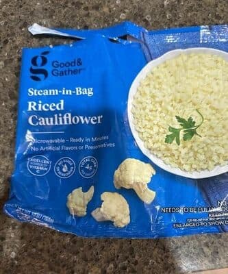 Riced Cauliflower