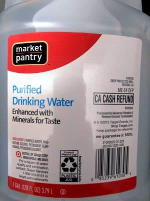 Purified Drinking Water