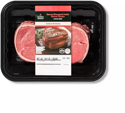 Bacon-Wrapped Petite Sirloin Steaks