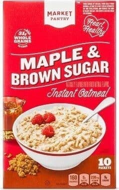 Maple & Brown Sugar Instant Oatmeal
