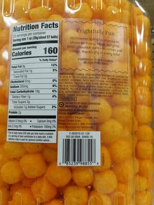 Jack-o'-Lantern Cheese Balls
