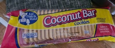 Coconut Bar Flavored Cookies