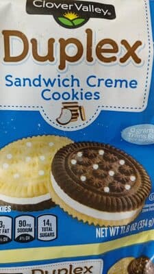 Duplex Sandwich Creme Cookies