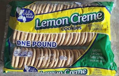 Lemon creme cookies