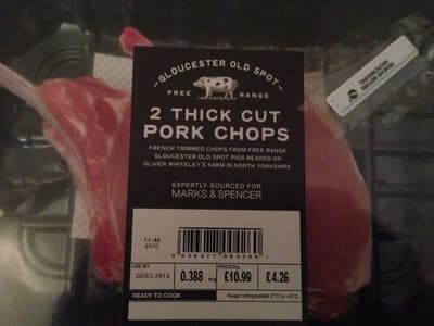 Thick Cut Pork Chops