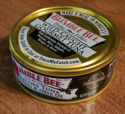 Albacore Tuna with Pesto & Olive Oil