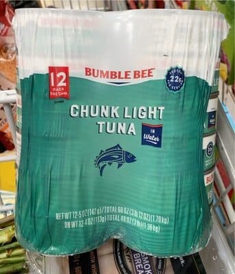 Bumble Bee Light Chunk in Water Tuna