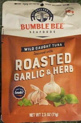 Wild Caught Tuna Seasoned With Roasted Garlic & Herb