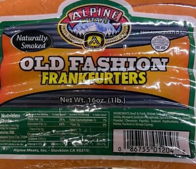 Old Fashion Frankfurters