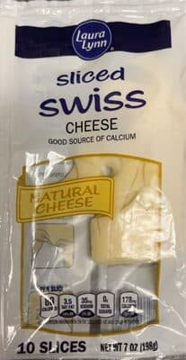 Sliced Swiss Cheese