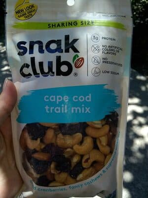 snak club cape cod trail mix