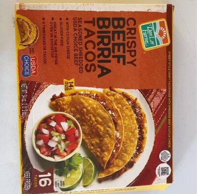 Crispy Beef Birria Tacos