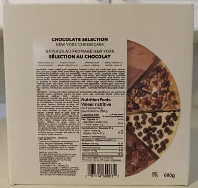 New York Cheesecake Chocolate Selection