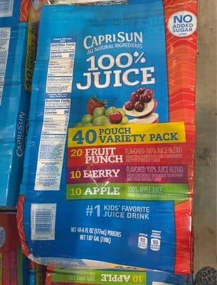 All Natural Juice Variety Fruit Punch