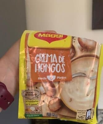 Crema De Hongos Maggi