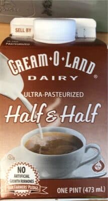 CREAM-O-LAND, HALF & HALF