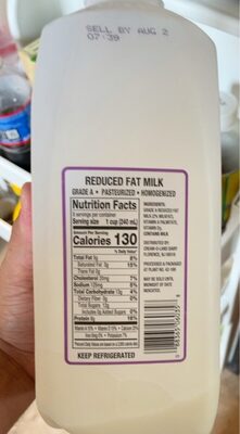 Reduced Fat Milk