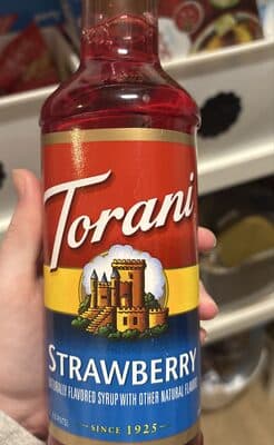 Torani Strawberry Syrup