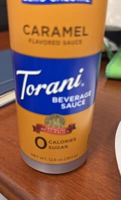 Caramel Flavored Sauce