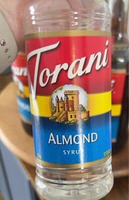 Almond Flavored Coffee Syrup