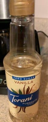 Vanilla Zero Sugar Puremade Syrup