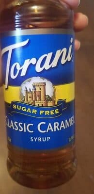Torani Sugar Free Syrup Classic Caramel
