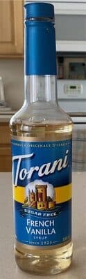 Sugar Free French Vanilla Syrup